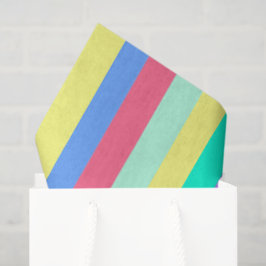 Oplaadende lente pastel strepen tissuepapier