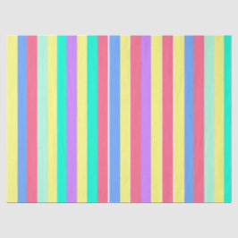 Oplaadende lente pastel strepen tissuepapier