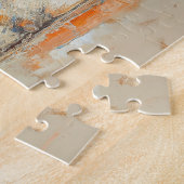 Oplaadstier met levendige kleuren legpuzzel (Zijkant)
