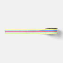 Oplaaiende lente pastel strepen grosgrain lint