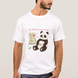 Opladen met bamboe snacks t-shirt