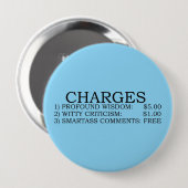 Opladen Pinback Button (Voorkant /achterkant)