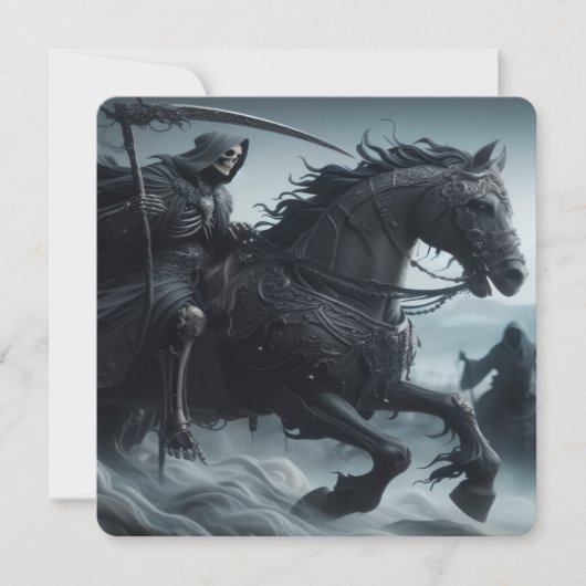 Opladende Dood Notitiekaartje (Voorkant)