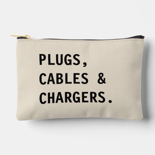 Oplader & Kabel Organizer, Thuis Kantoor Reis Tas (Voorkant)