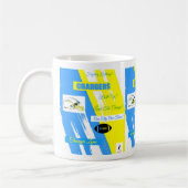 Oplader team ontwerp koffie mok (Links)