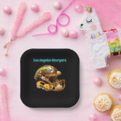 Opladers Aangepaste Gouden Chrome Helmen Papieren Bordje (Feest)