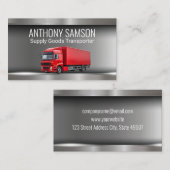 oplegger voor vrachtwagens | Red Visitekaartje (Voorkant / Achterkant)