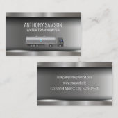 oplegger voor vrachtwagens | watertransporteur visitekaartje (Voorkant / Achterkant)