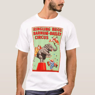 OPLEIDENDE DIEREN Ringling Bros Barnum Bailey Circ T-shirt
