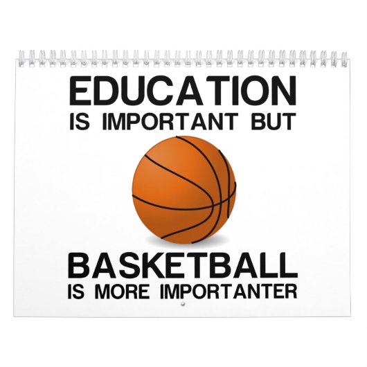 OPLEIDING BELANGRIJK BASKETBAL BELANGRIJKER KALENDER (Hoes)