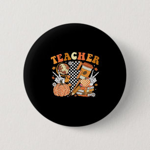 Opleiding Dankzegingsdag Koffie Pompoen Kruiden Ha Ronde Button 5,7 Cm