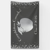 Opleiding Docent Afstuderen Grijs Zilver Spandoek (Verticaal)