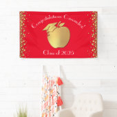 Opleiding Docent Afstuderen Rood Goud Spandoek (Insitu)