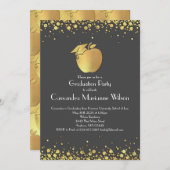 Opleiding Docenten Afstuderen Grijs Goud Kaart (Voorkant / Achterkant)