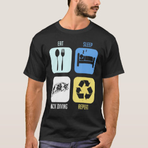Opleiding dockduikboot dog pomppool t-shirt