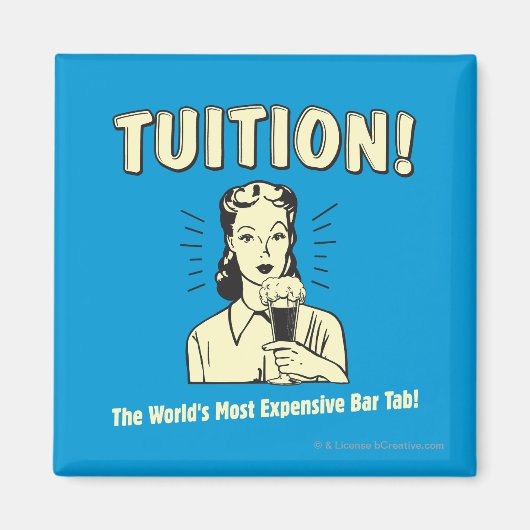 Opleiding: duurste streepjesstaart magneet (Voorkant)