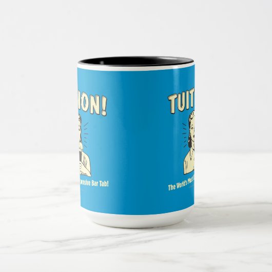 Opleiding: duurste streepjesstaart mok (Midden)