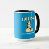 Opleiding: duurste streepjesstaart mok (Voorkant rechts)