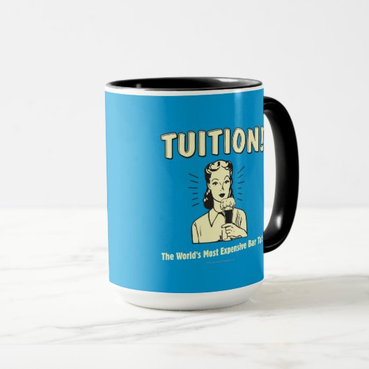 Opleiding: duurste streepjesstaart mok (Voorkant rechts)