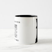 Opleiding grootmeester tweekleurige koffiemok (Center)