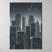 Opleiding in de stad | AI Art Poster (Voorkant)