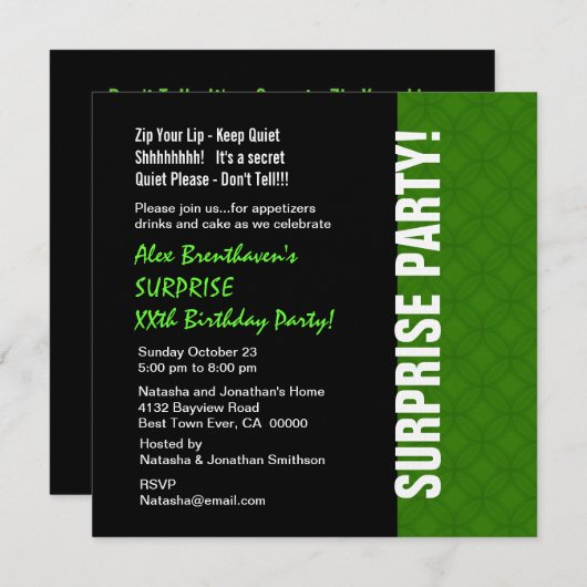 OPLEIDING jaar verjaardag Moderne, heldere groene  Kaart (Voorkant / Achterkant)