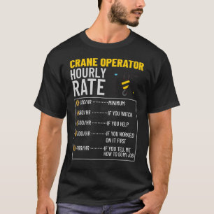 Opleiding kraanbedieningstoentower t-shirt