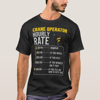 Opleiding kraanbedieningstoentower t-shirt