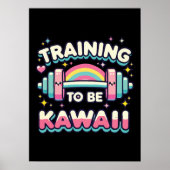Opleiding om Kawaii te zijn - Schattigee Funny Ani Poster (Voorkant)