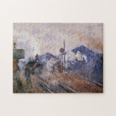 Opleiding station Saint-Lazare in Monet Fine Legpuzzel (Horizontaal)