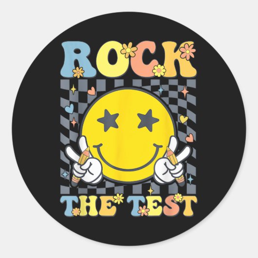 Opleiding testdag ronde sticker (Voorkant)