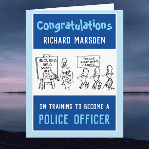 Opleiding tot Kaart van een politieagent