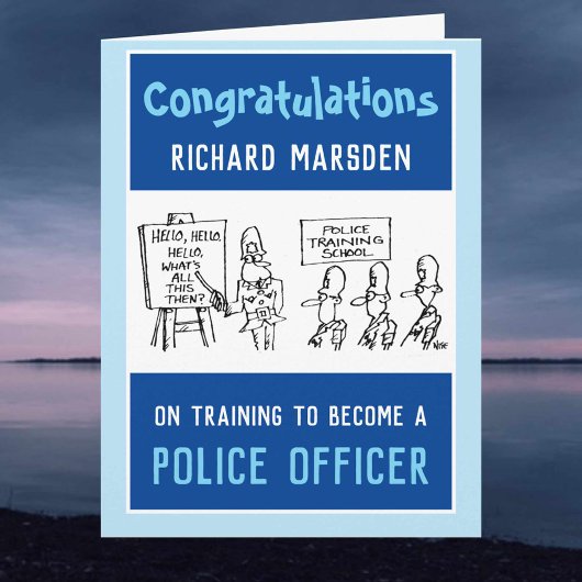 Opleiding tot Kaart van een politieagent