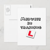 opleiding tot verloskundige briefkaart (Voorkant / Achterkant)