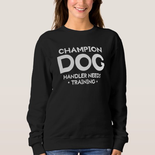 Opleiding van Champion Dog Handler Trui (Voorkant)