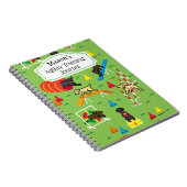 Opleiding van de arbeidsongeschiktheid bij de teru notitieboek (Rechterzijde)