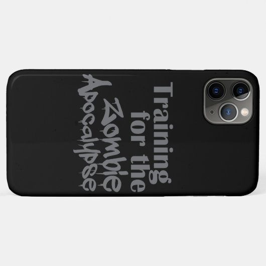 Opleiding van de Zombie Apocalypse Funny Case-Mate iPhone Case (Achterkant (horizontaal))