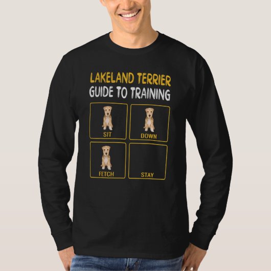 Opleiding van Dog Lake Land Terrier T-shirt (Voorkant)