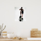 opleiding van jonge vrouwen , football poster (Keuken)