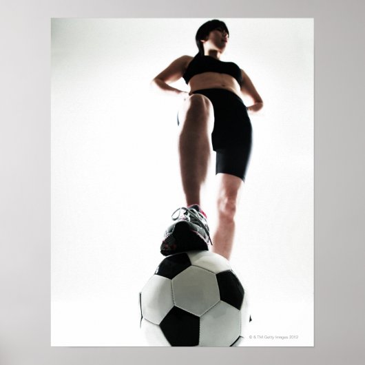 opleiding van jonge vrouwen , football poster (Voorkant)