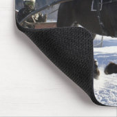 Opleiding van paarden in een wijnlandschap muismat (Hoek)