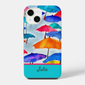Opleiding van Waterverf met naam iPhone Hoesje (Achterkant)