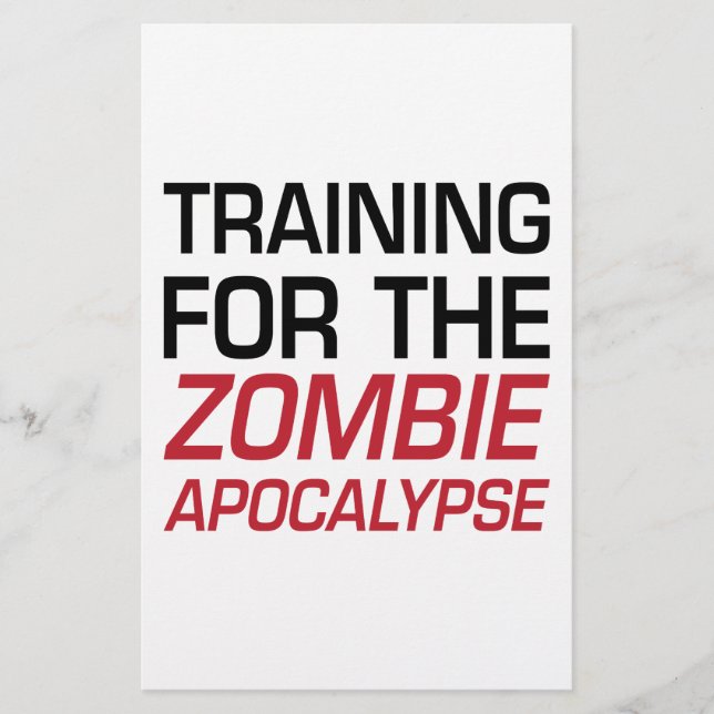 Opleiding voor de Zombie Apocalypse (Voorkant)