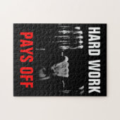 Opleiding voor hard werken maakt geen deel uit van legpuzzel (Horizontaal)