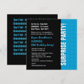 OPLEIDINGSJAAR Modern Turquoise Blue V052 Kaart (Voorkant / Achterkant)