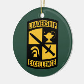 Opleidingskorps voor de reserveofficieren keramisch ornament (Links)