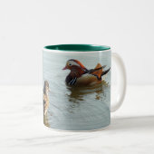 Opleidingsmandarijneenden Tweekleurige Koffiemok (Voorkant rechts)