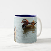 Opleidingsmandarijneenden Tweekleurige Koffiemok (Voorkant rechts)