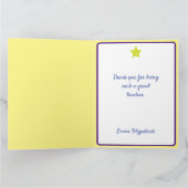 Opleidingsmedaille Dank u wel Kaart (Binnen)