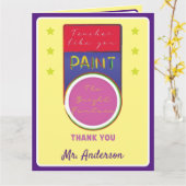 Opleidingsmedaille Dank u wel Kaart (Gele Bloem)